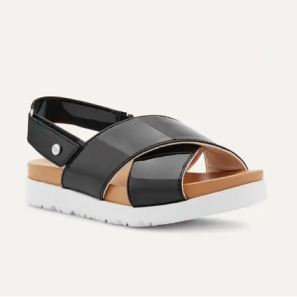 UGG Other - UGG Kid’s Klara Platform Sandal Black Size 2 Youth Girl’s Summer Open Toe Shoe